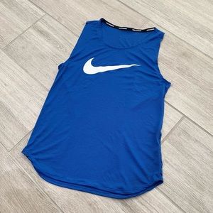Nike blue workout top